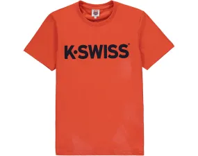 172123-827 | CLASSIC LOGO T-SHIRT | TANGERINE TANGO / NAVY