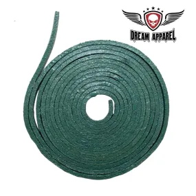 6' Feet Green Leather Laces