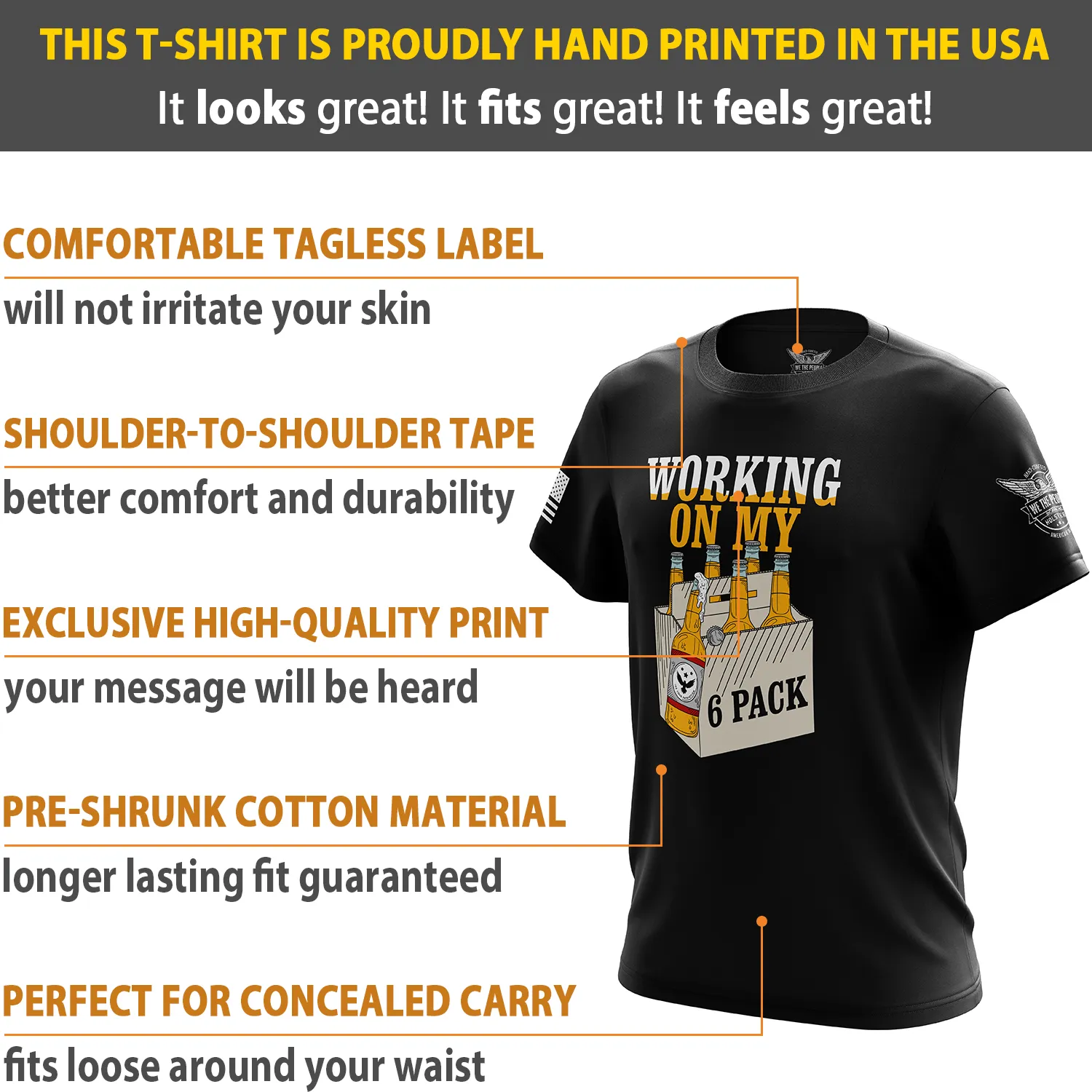 6 Pack Short Sleeve Shirt