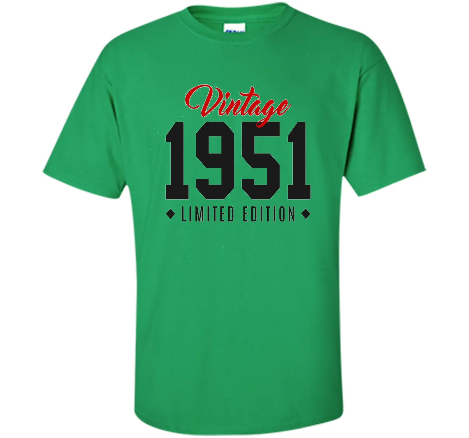 65th Birthday Gift T-Shirt Vintage 1951 Limited Edition Red