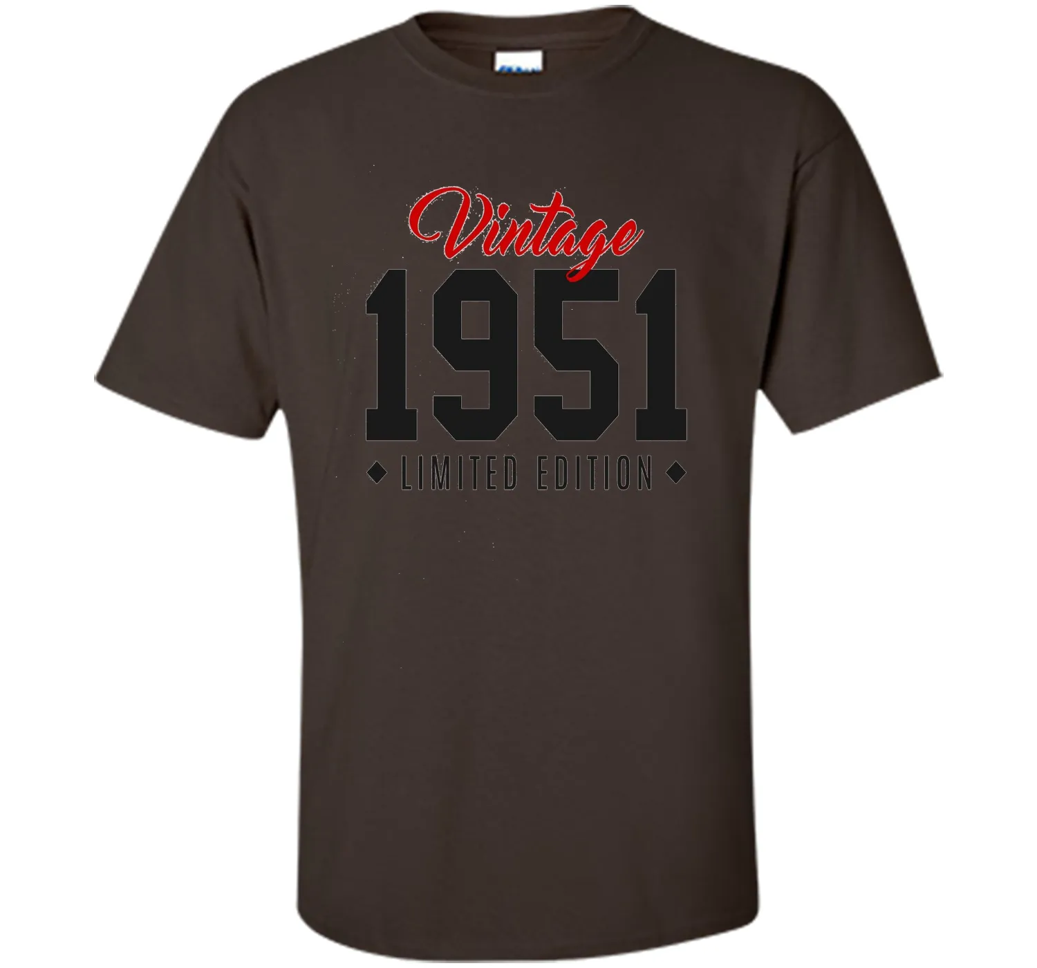 65th Birthday Gift T-Shirt Vintage 1951 Limited Edition Red