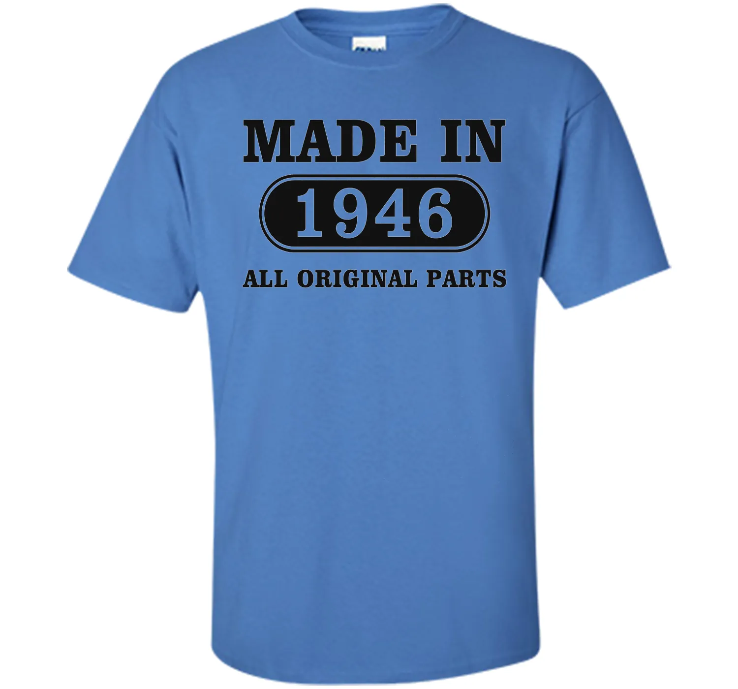 70th Birthday Gift, Made in 1946 All Original Parts T-Shirt