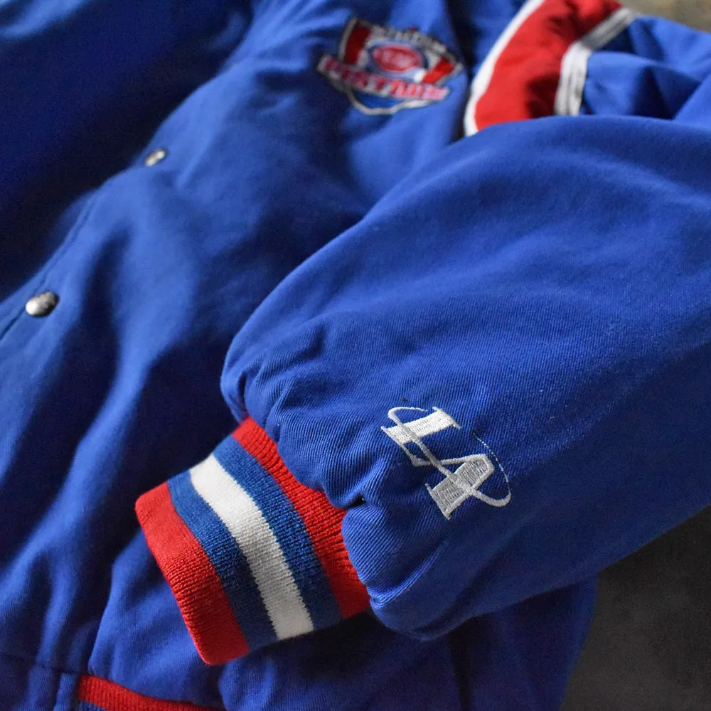 90’s LOGO ATHLETIC “NBA Detroit Pistons” スタジャン アワードジャケット 240219