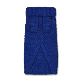Allen Bobble Royal Blue Hand knitted Designer Wool Dog Jumper