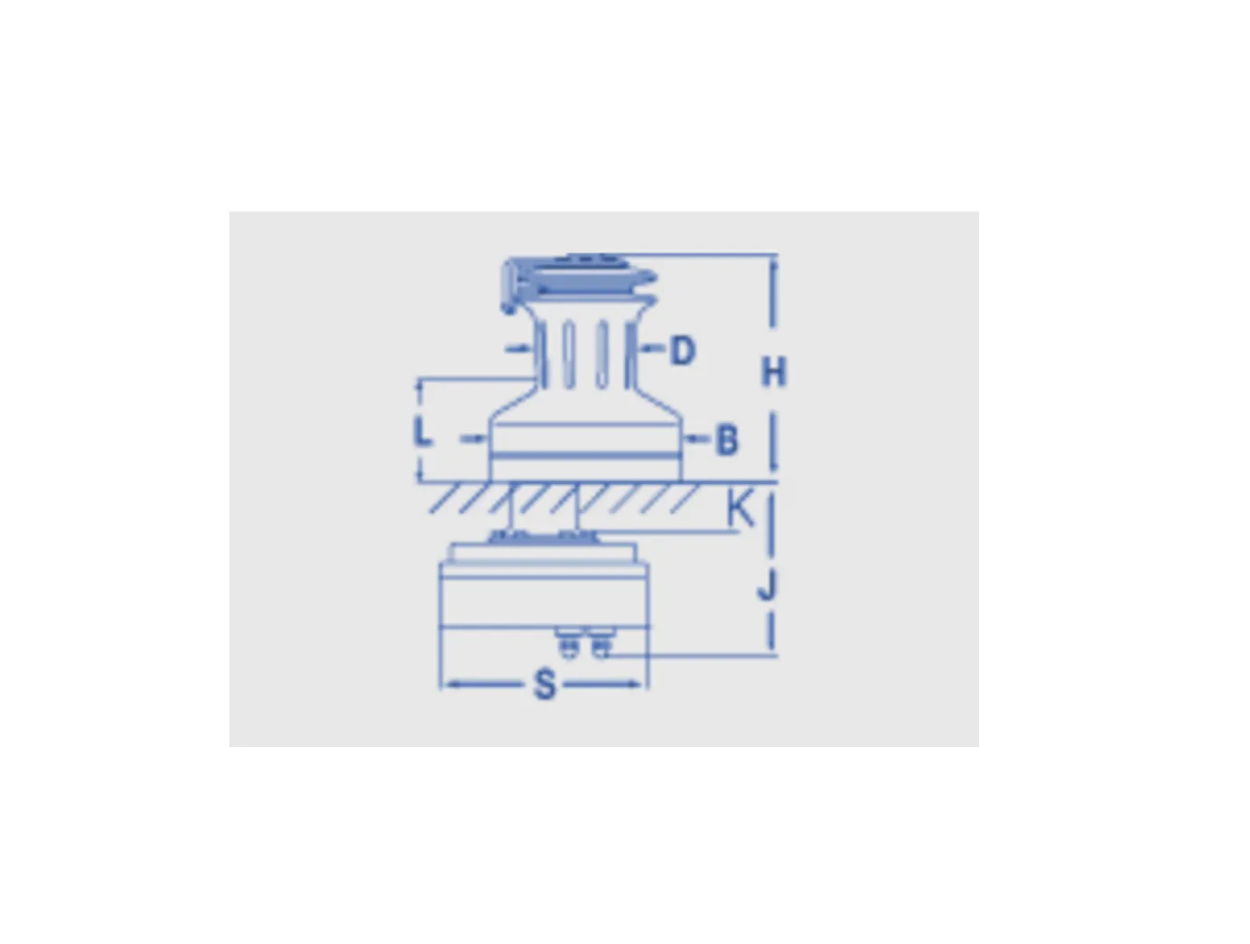Andersen Self Tailing Electric Winch Compact Motor - Variable Speed, Below Deck - All Models