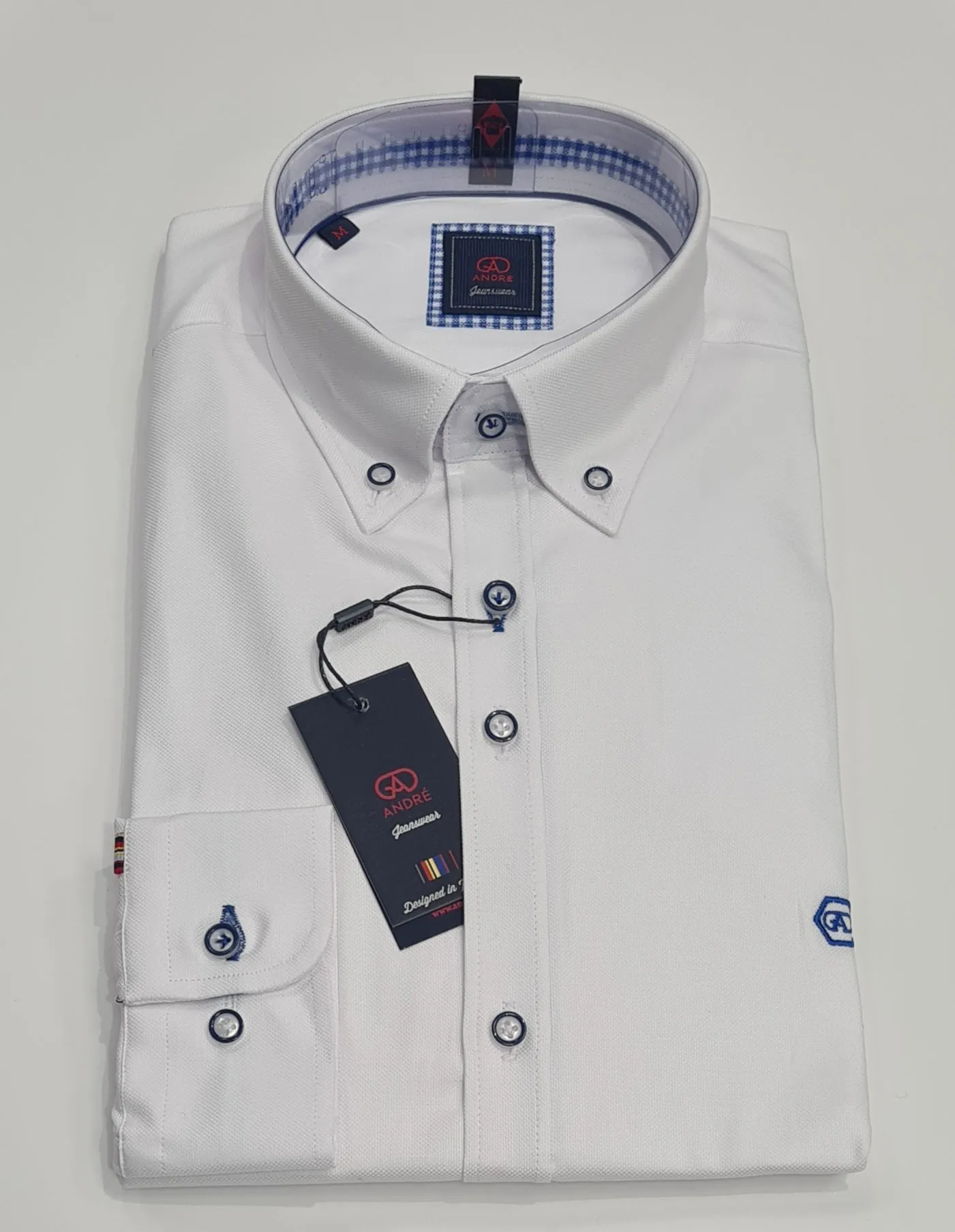 Andre Cox Long Sleeve Shirt - White