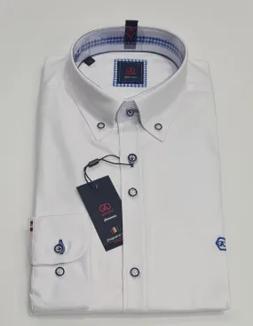Andre Cox Long Sleeve Shirt - White