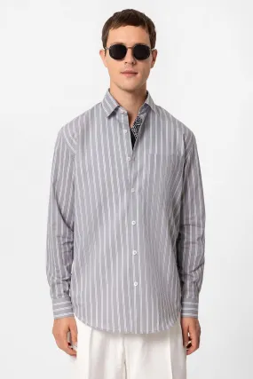 ANT Regular Fit Long Sleeve Striped Men's Shirt - Palm Coast