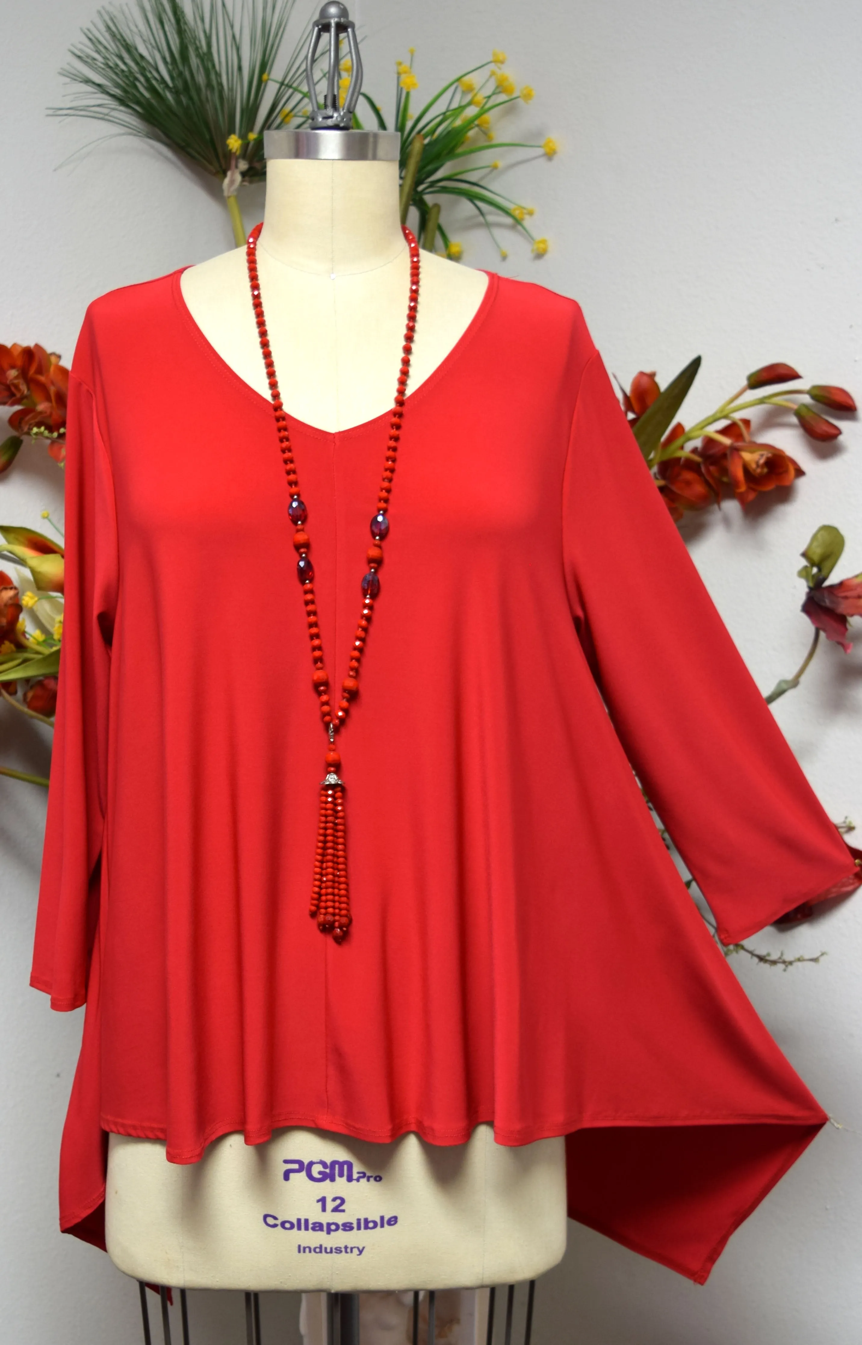 Asymmetrical Tunic, Flared Tunic, ladies top, Designer Tunic, Plus size Tunic, Women Tunic, for Travel and Much More. Size S to 3XL
