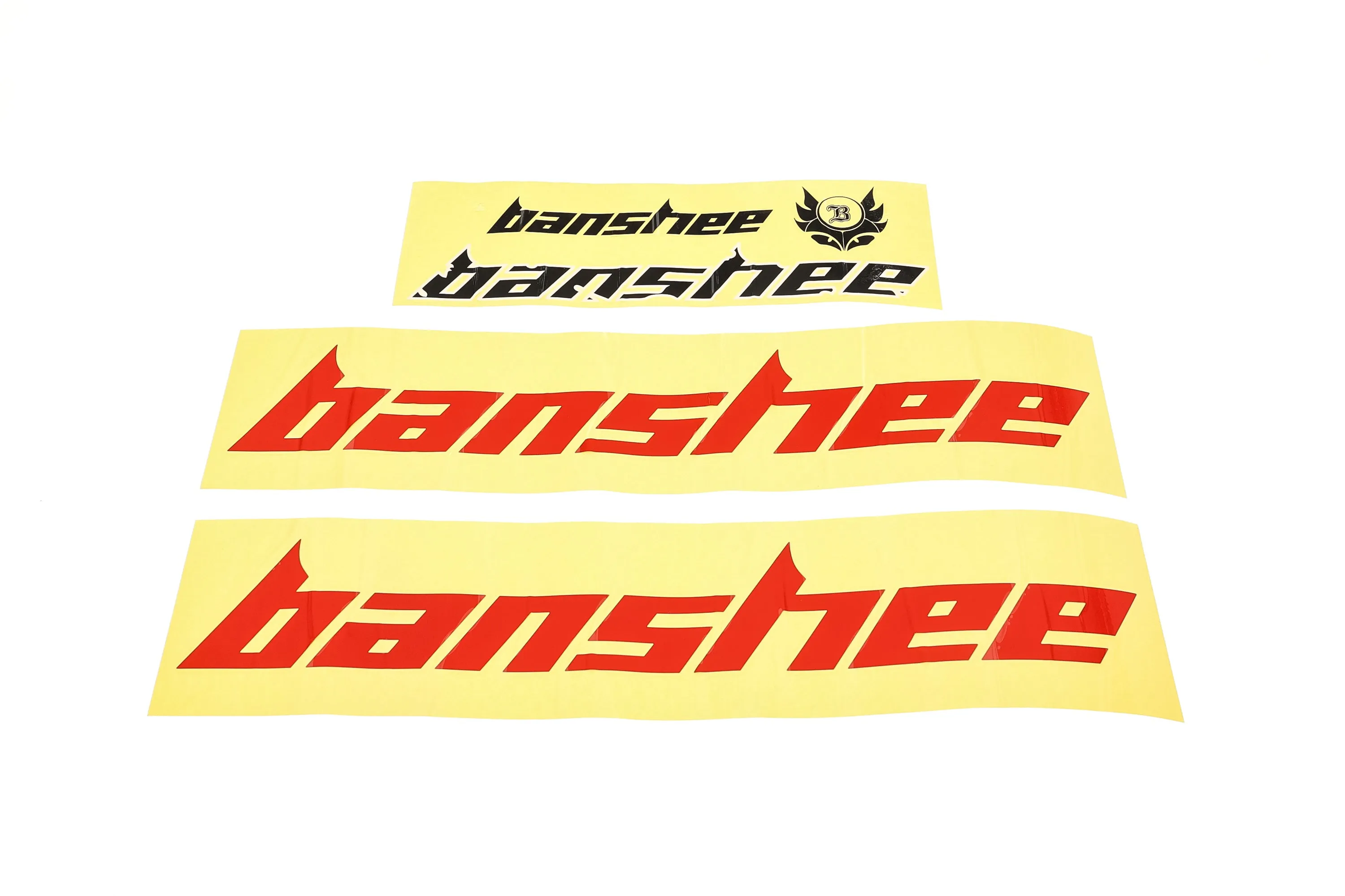 Banshee Amp Dirt Jumper Frameset - Long, Raw With Red Decals
