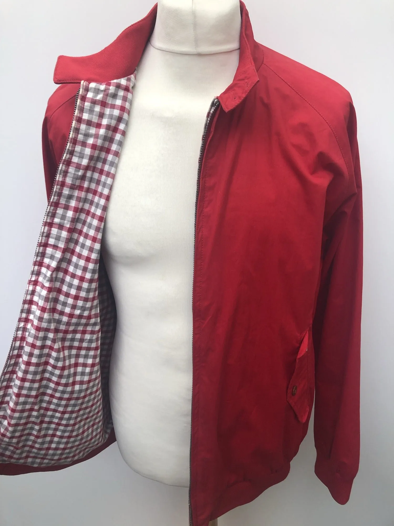 Ben Sherman Harrington Jacket - Red - Size XL-XXL