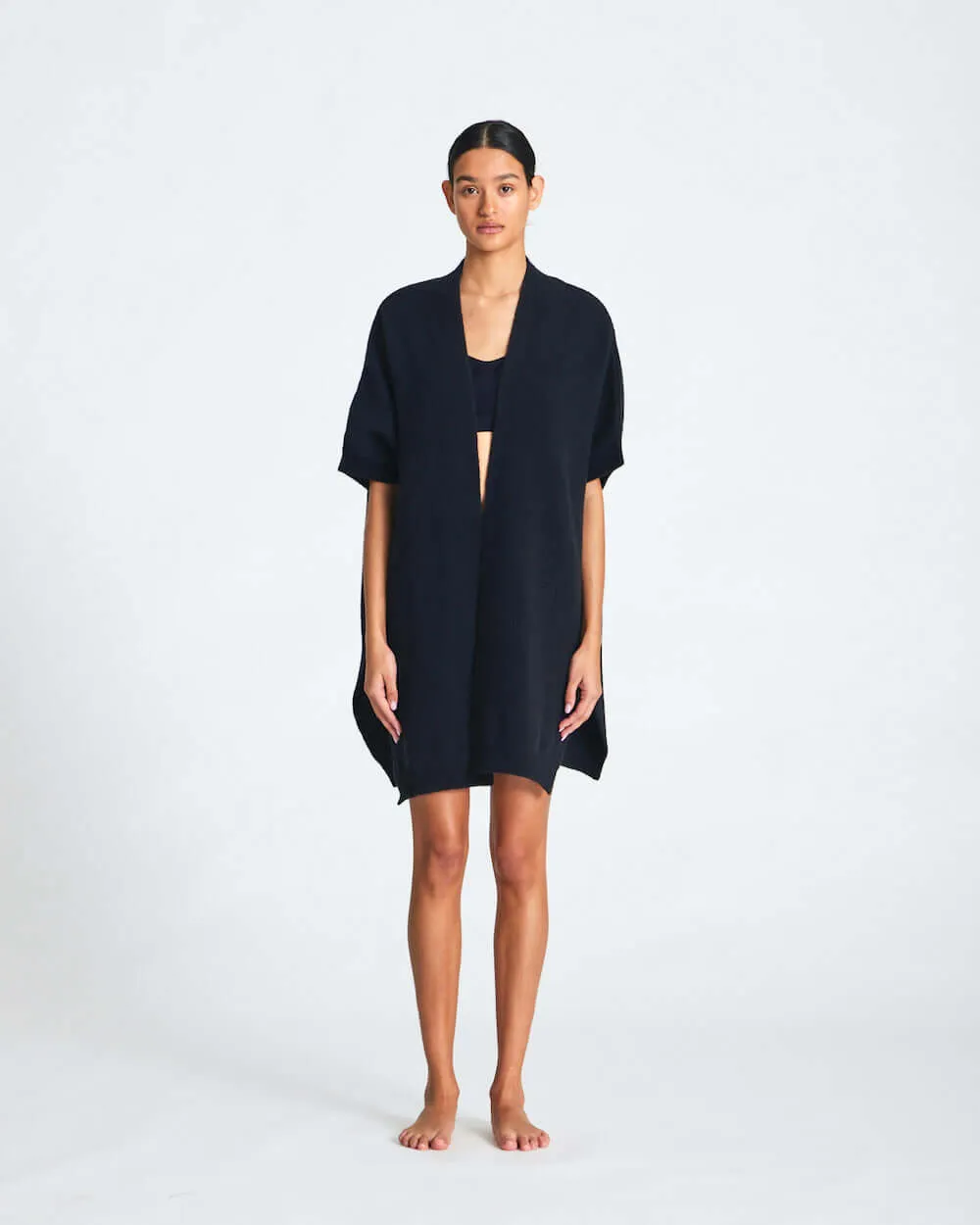 Black Lambswool Vest - Irma