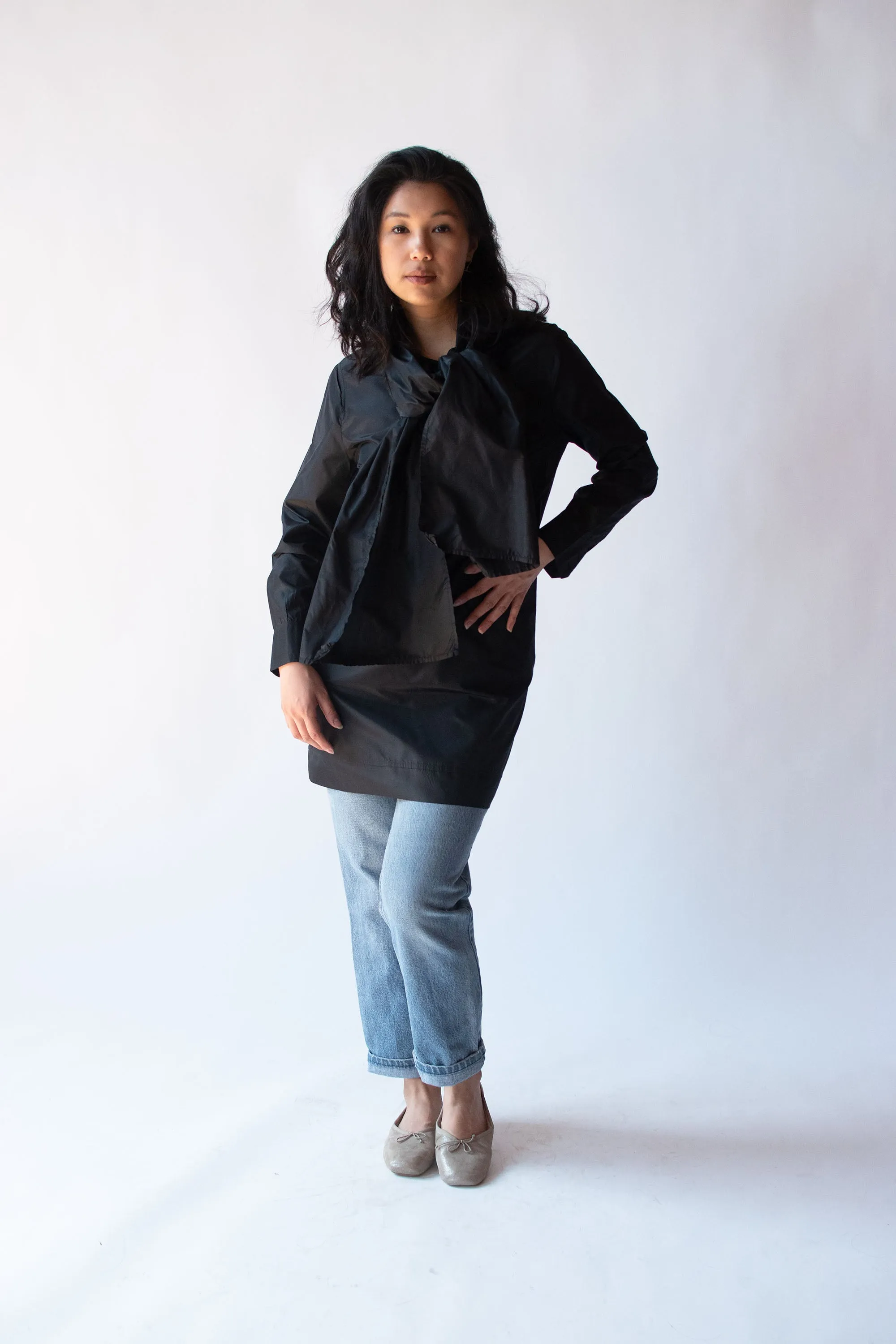 Black Silk Tunic | Yves Saint Laurent