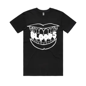 Bloods / White Teeth Logo Black T-Shirt