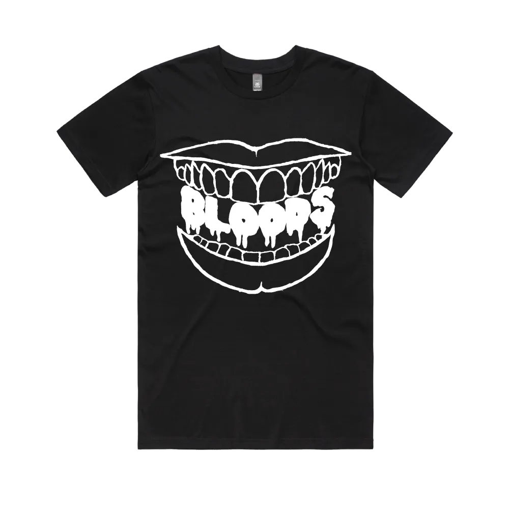 Bloods / White Teeth Logo Black T-Shirt