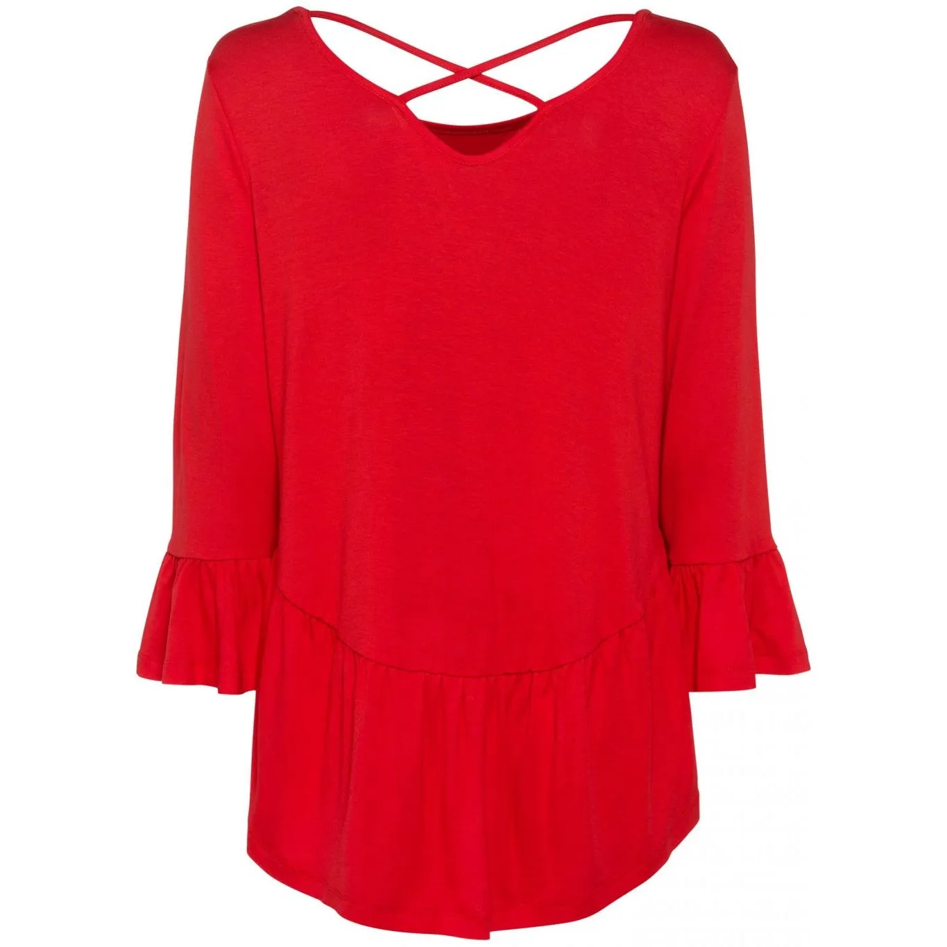Bodyflirt Red Flounced Tunic