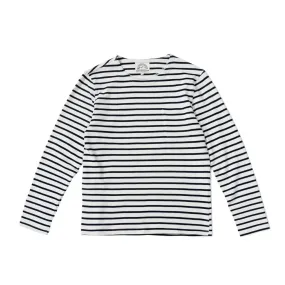 Breton Stripe Pocket T-shirt with Long Sleeves