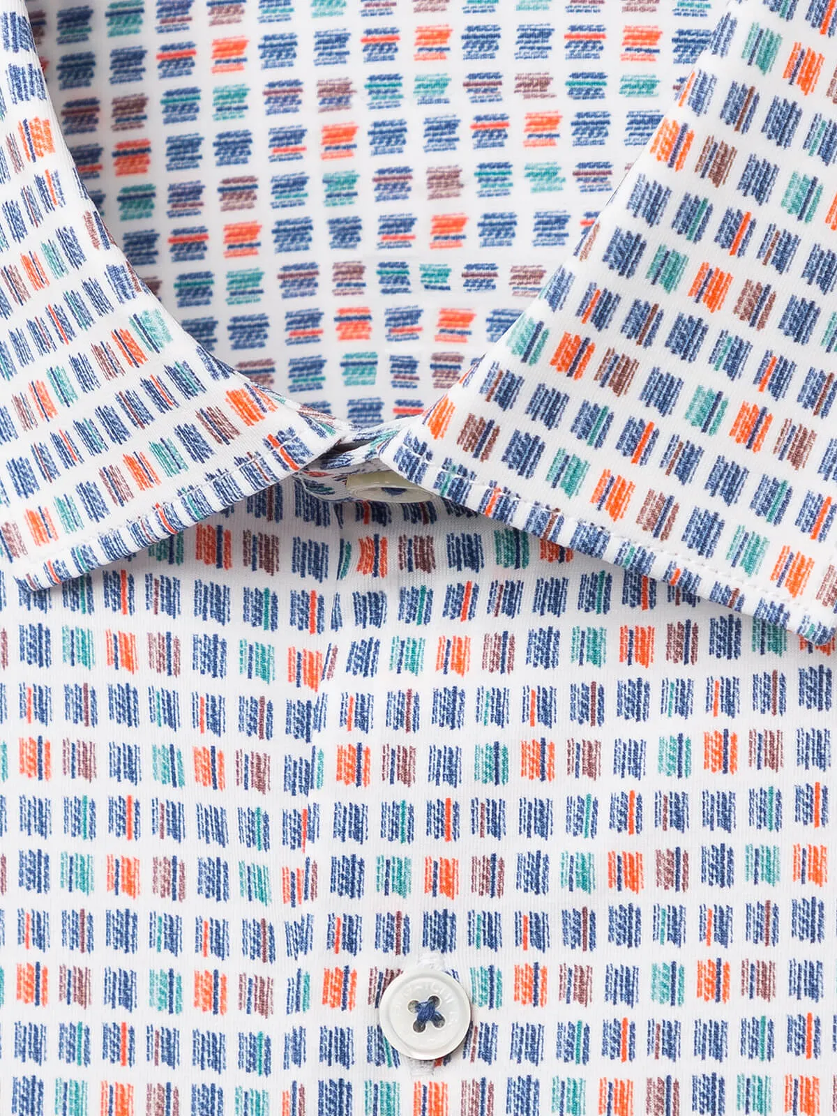 Bugatchi - Short Sleeve Shirt - OoohCotton Tech - 8 Way Stretch - Modern Fit - RF9011F40 Clearance