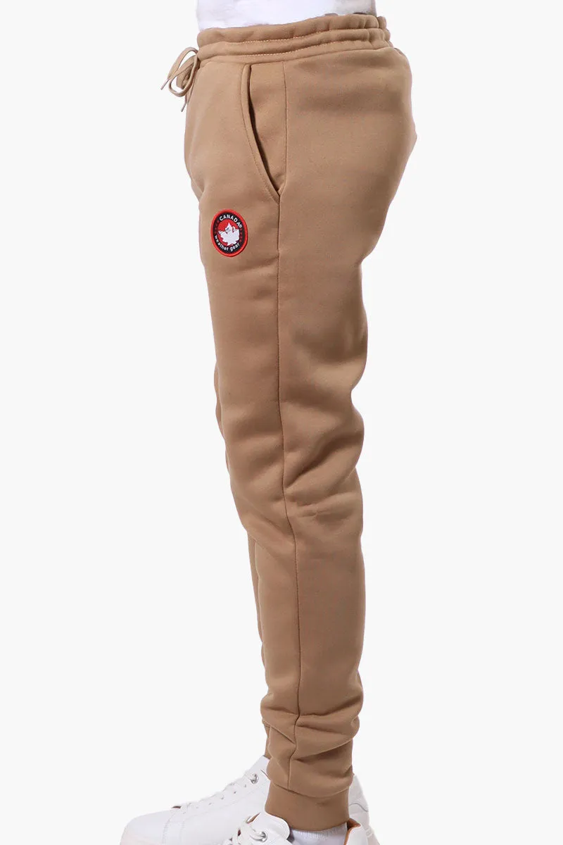 Canada Weather Gear Basic Tie Waist Joggers - Brown