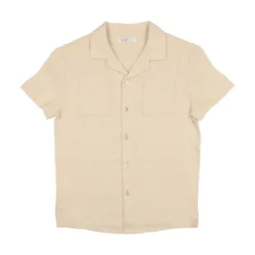 CCB Cream Button Down Linen Shirt
