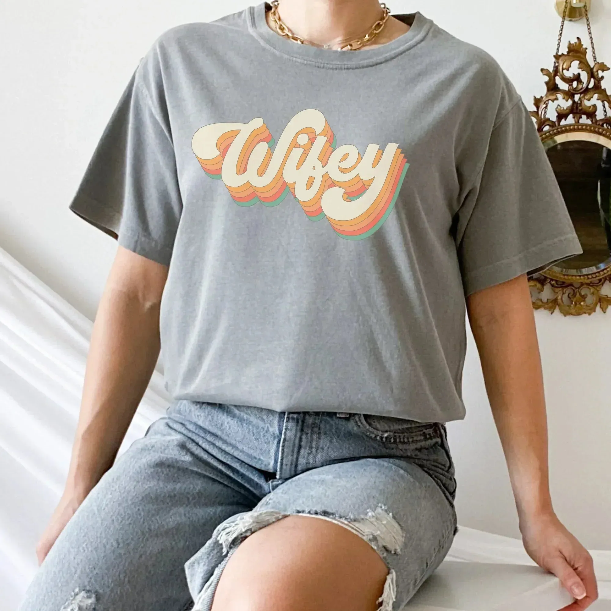 Comfort Colors Shirt, Wifey Shirt, Future Mrs Shirt, Bride Shirt, Gift for Bride, Wifey Gift, Wife T-Shirt, Just Married Shirt, Honeymoon