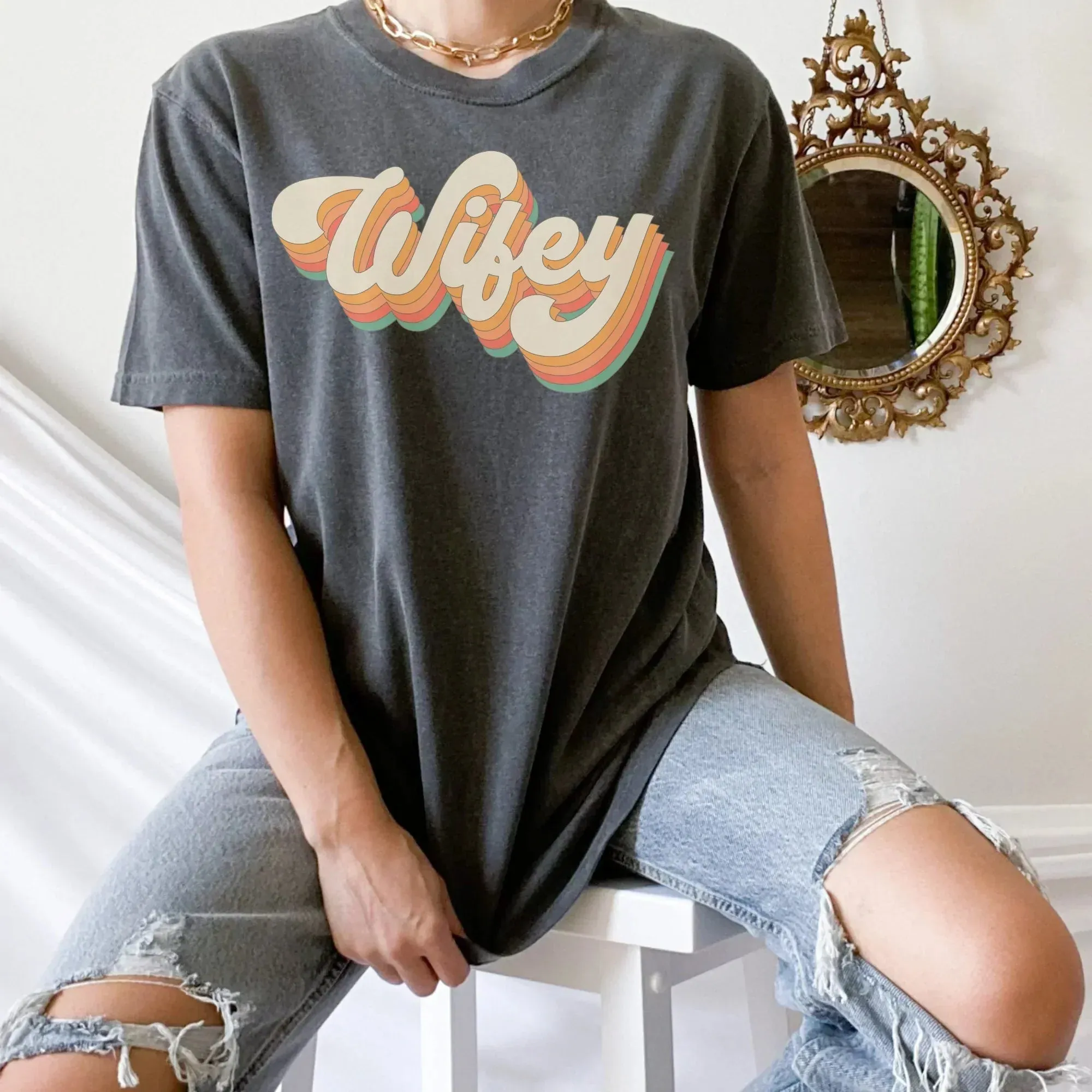Comfort Colors Shirt, Wifey Shirt, Future Mrs Shirt, Bride Shirt, Gift for Bride, Wifey Gift, Wife T-Shirt, Just Married Shirt, Honeymoon
