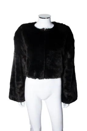 Cropped Fur Jacket
