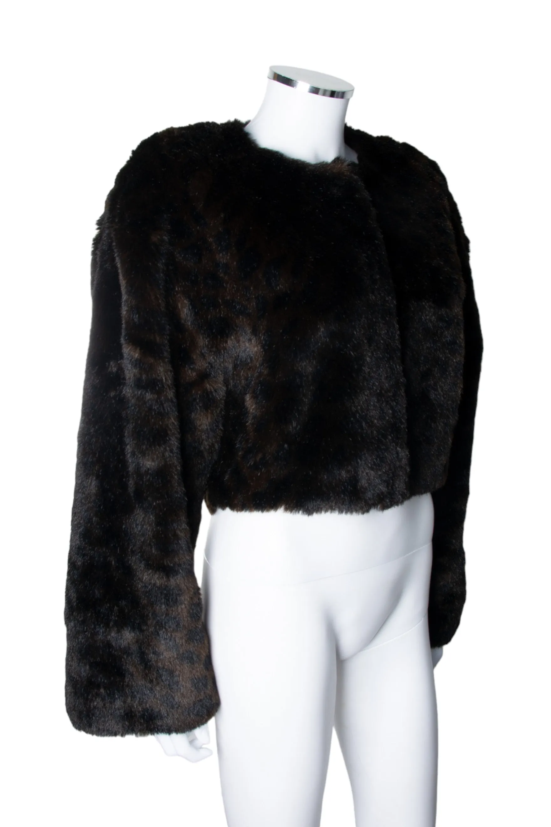 Cropped Fur Jacket
