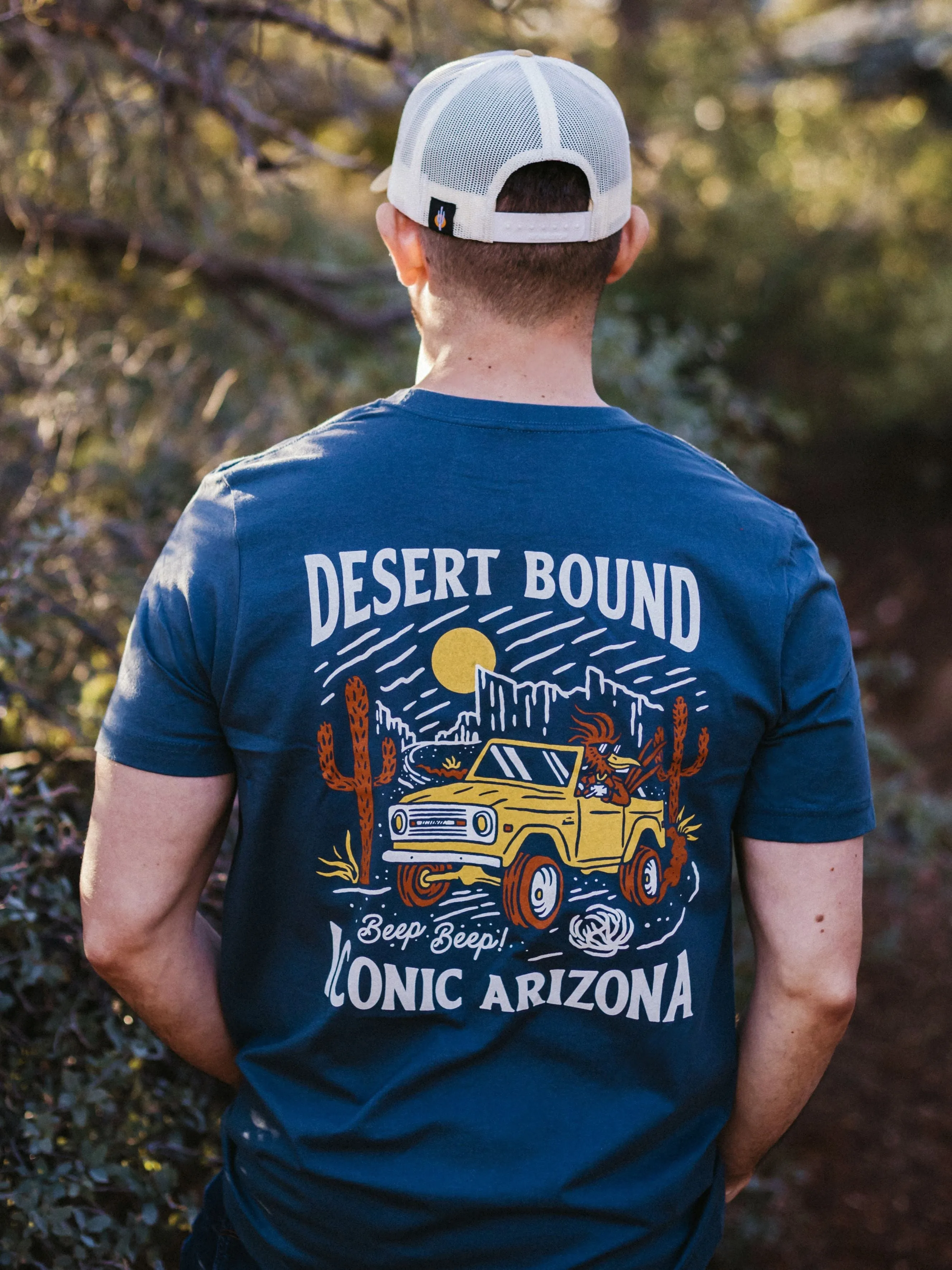 Desert Bound Unisex Tee - Vintage Navy