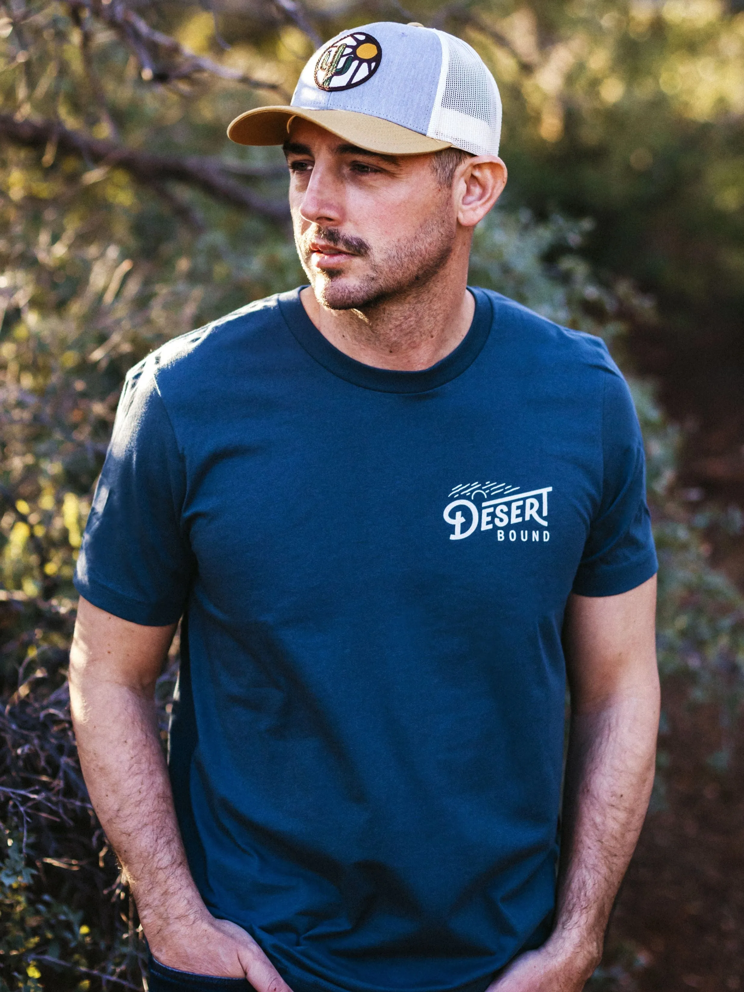 Desert Bound Unisex Tee - Vintage Navy