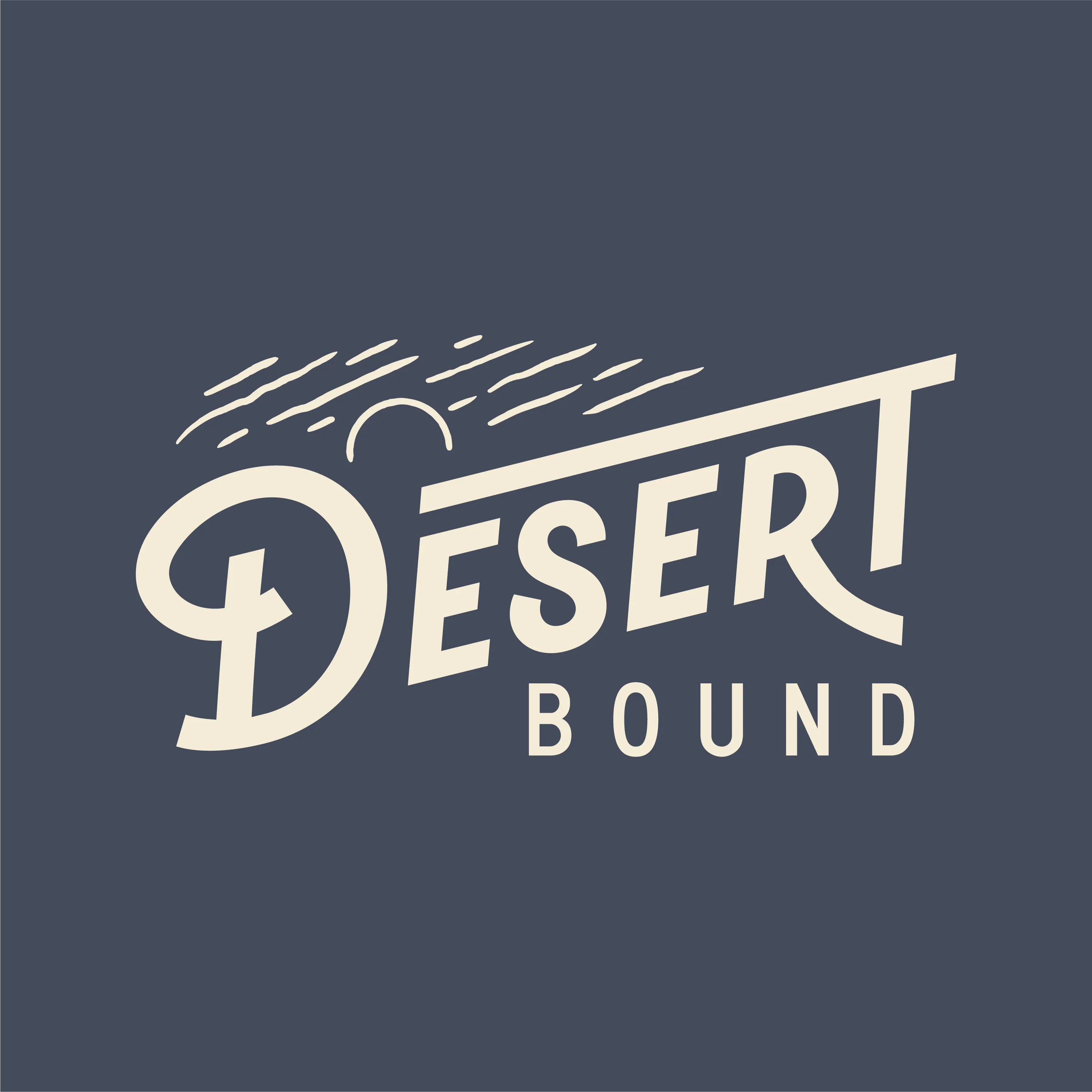 Desert Bound Unisex Tee - Vintage Navy