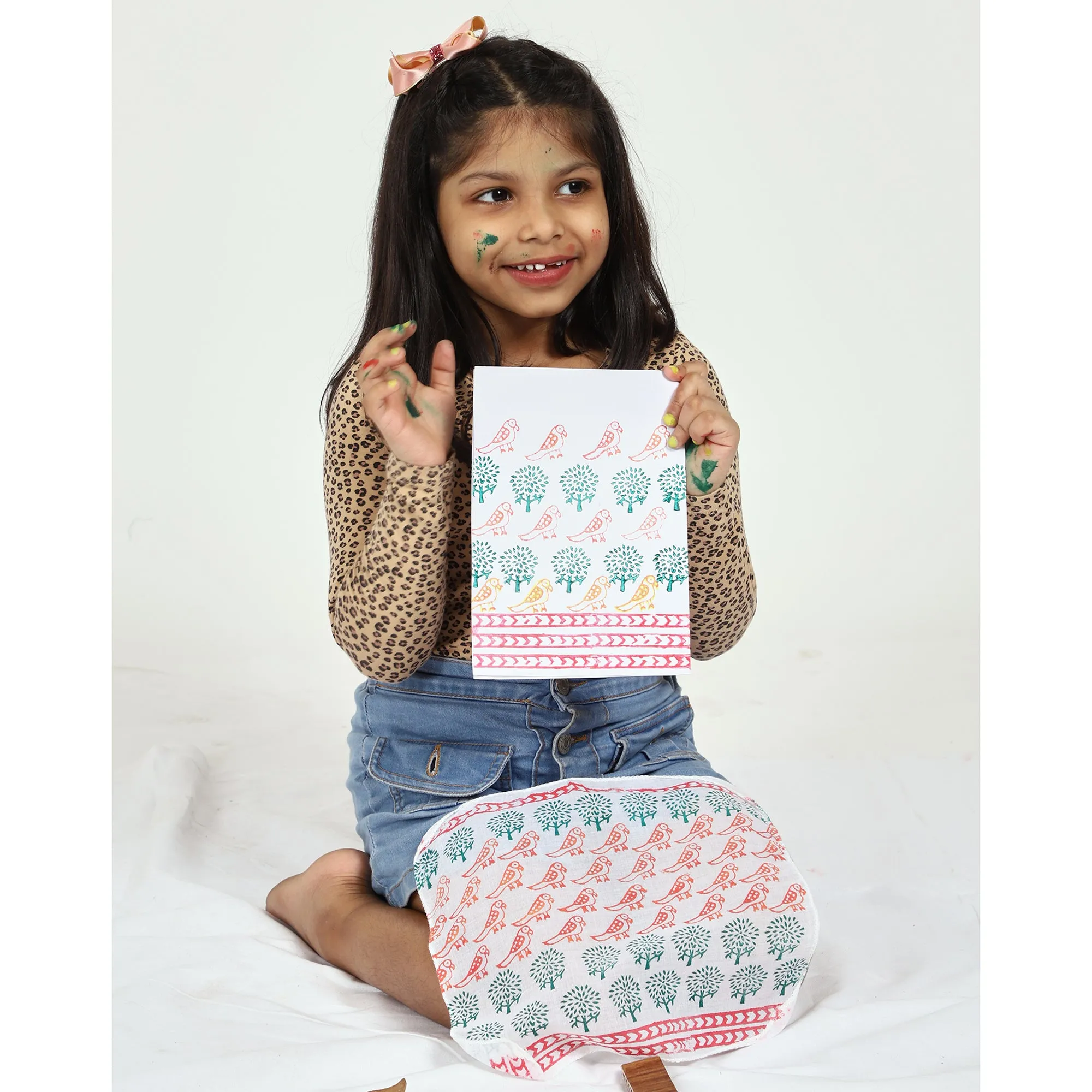DIY Wooden Block printing Craft kit Classic