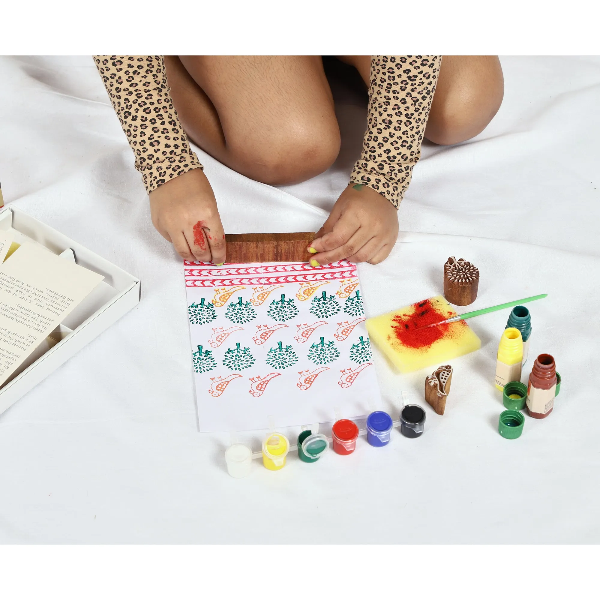 DIY Wooden Block printing Craft kit Classic