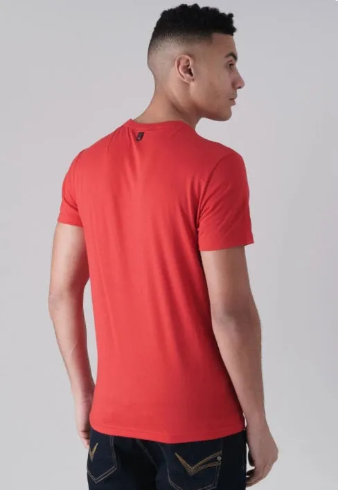 Duck And Cover Teknic T-Shirt - Mars Red