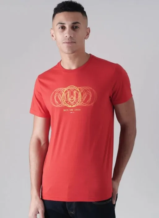 Duck And Cover Teknic T-Shirt - Mars Red