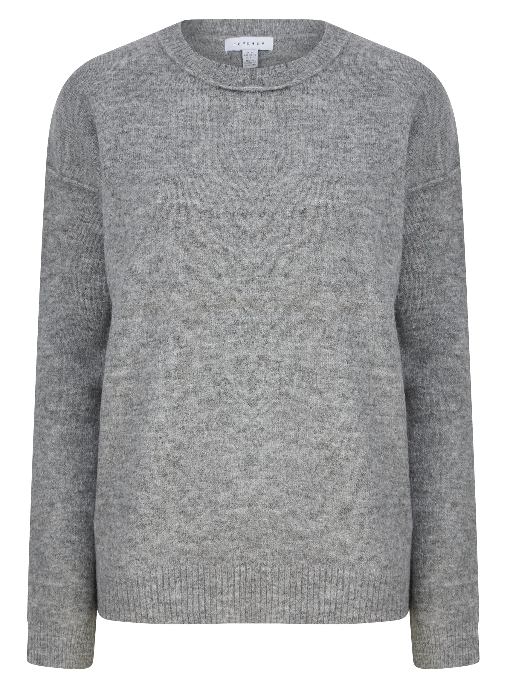 Ex Topshop Ladies Long Sleeve Crewneck Jumper Knit