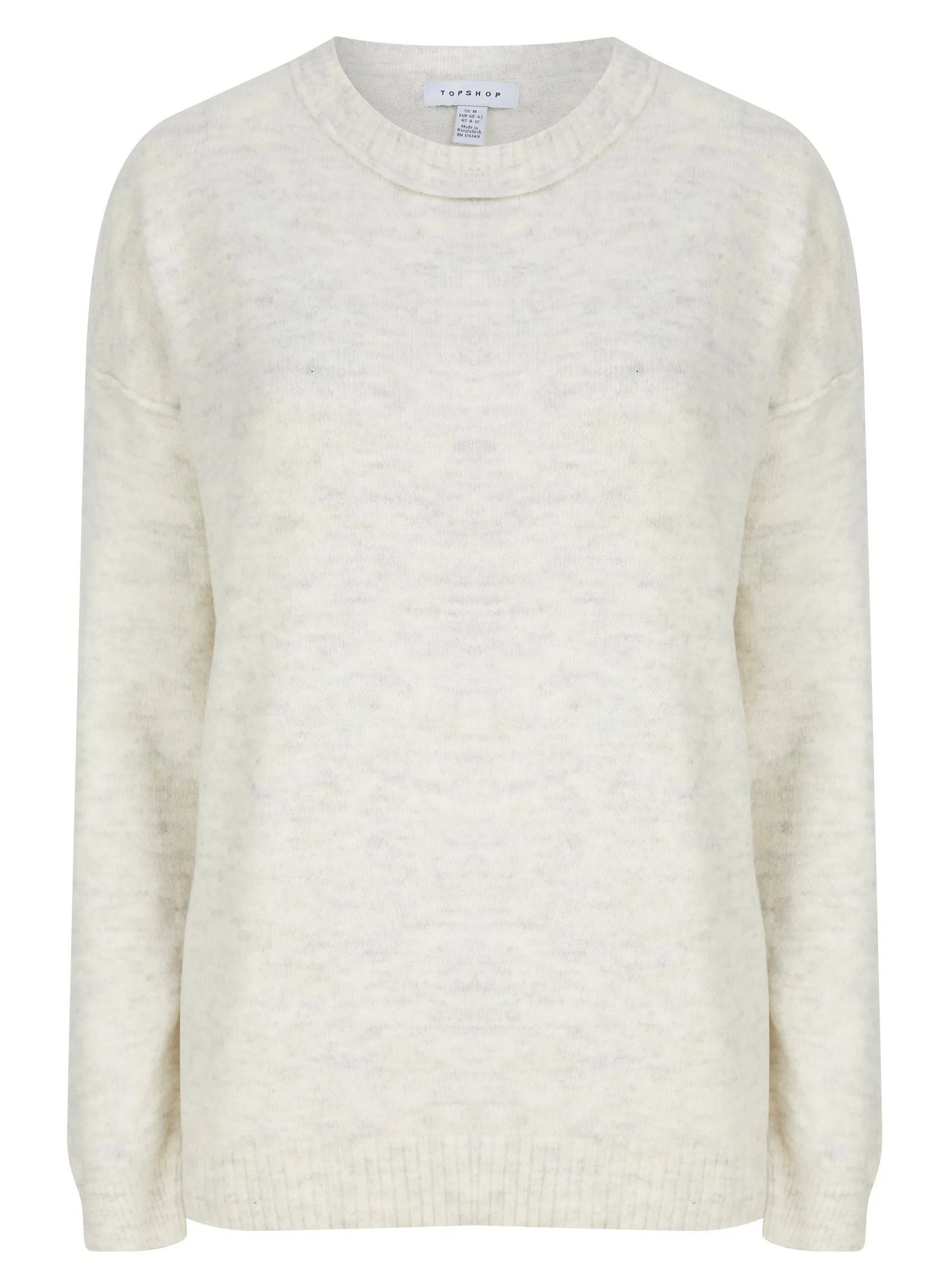 Ex Topshop Ladies Long Sleeve Crewneck Jumper Knit