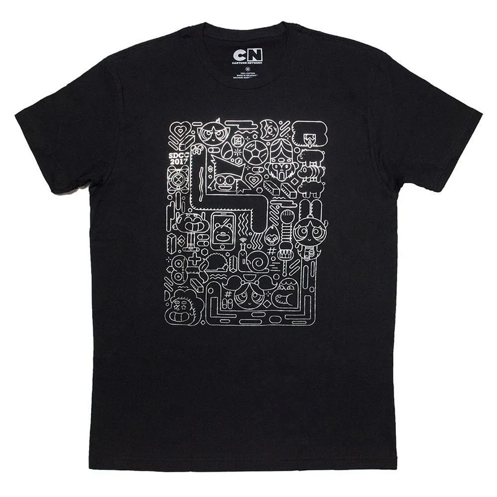 Exclusive San Diego Comic-Con 2017 Black Foil T-Shirt