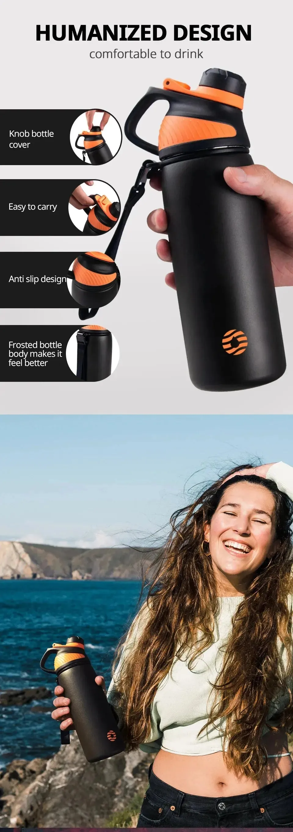 FEIJIAN Thermos Bottle With Magnetic Lid