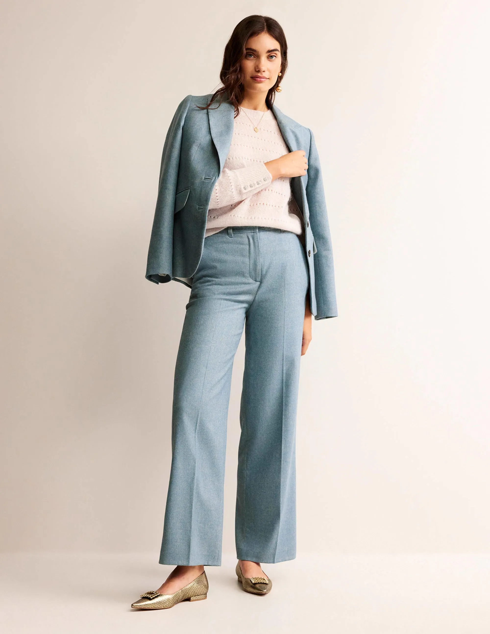 Fluffy Textured Jumper-Vanilla