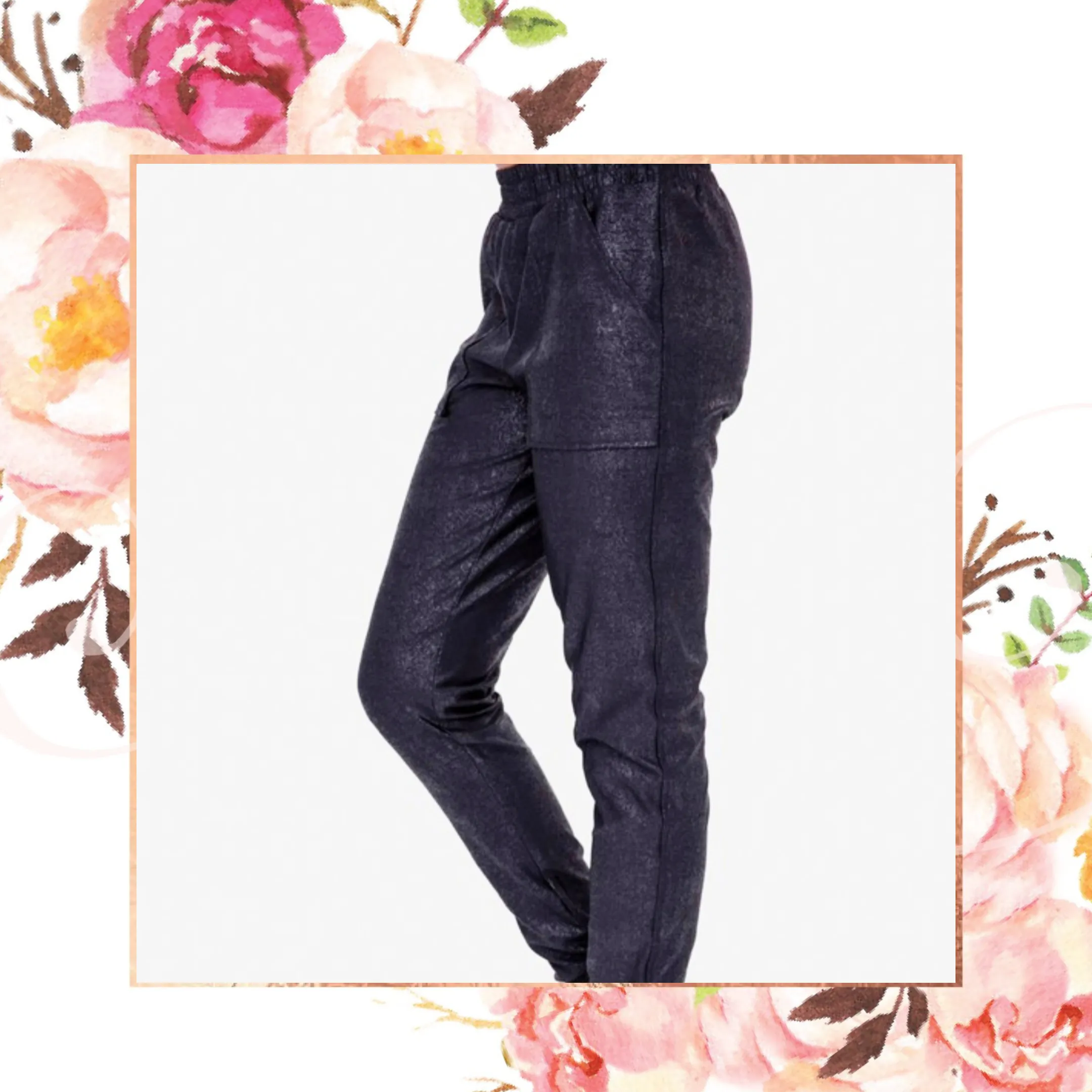 Foil Highwaist Joggers