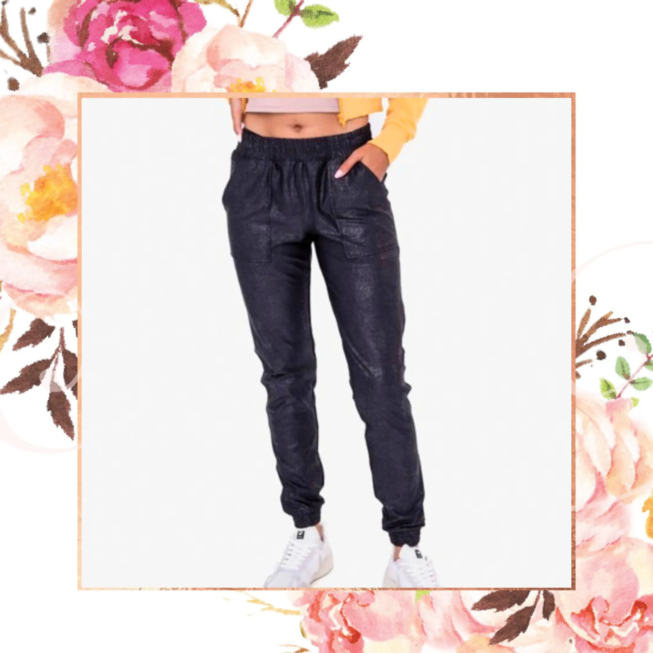 Foil Highwaist Joggers
