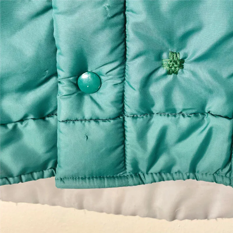 forest green vintage one-of-a-kind vest