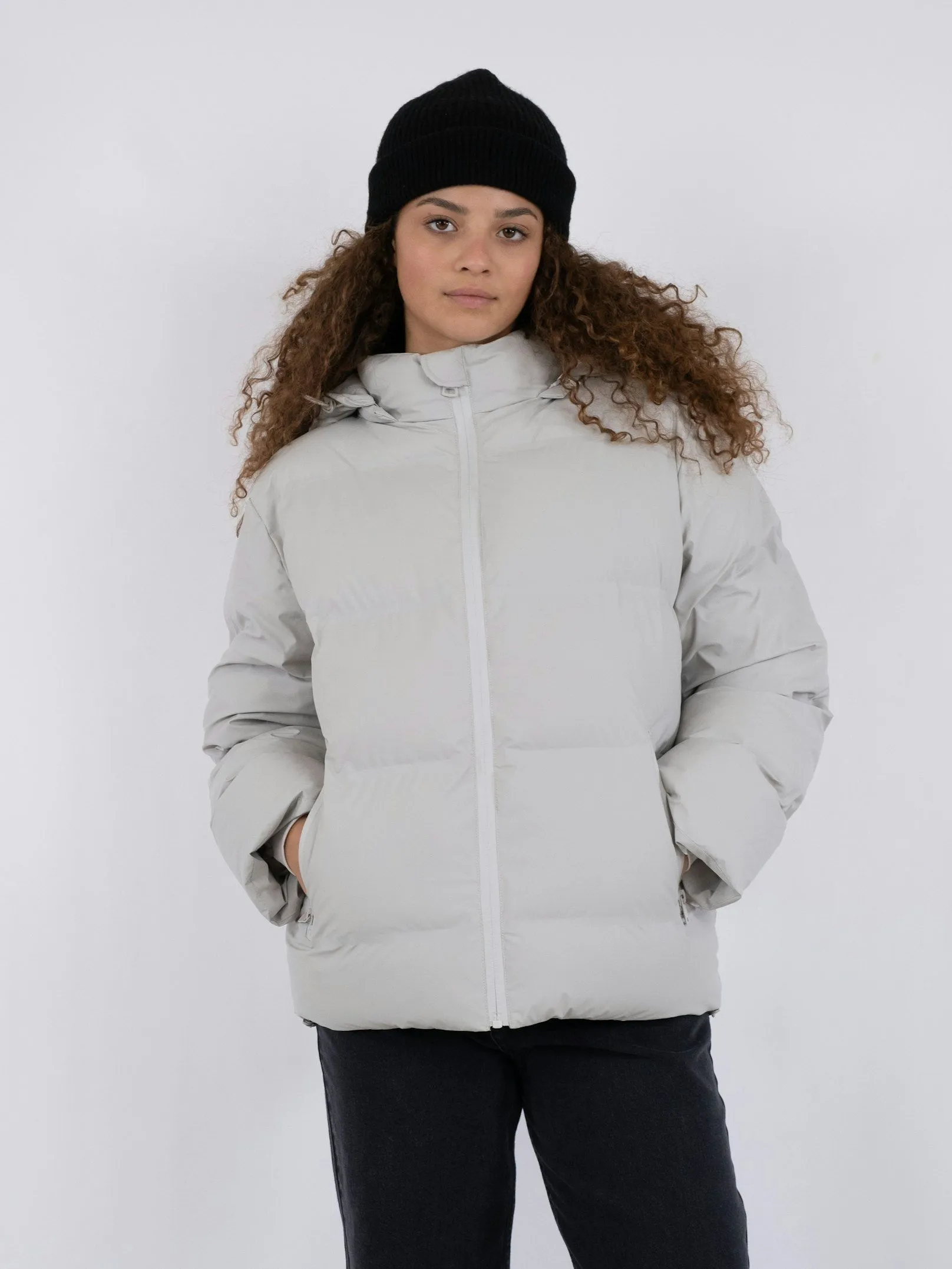 Fox C Puffer Jacket - Ivory