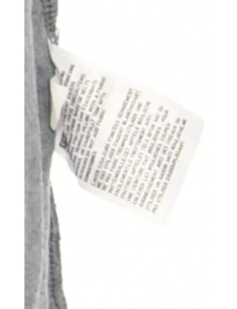 Grey Plain T-shirt - M