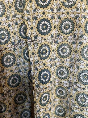 Handblock Printed Tunic - Marigold Meadow SS22