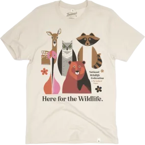 HERE FOR THE WILDLIFE SHORT SLEEVE TEE