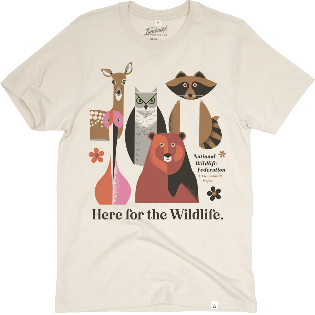 HERE FOR THE WILDLIFE SHORT SLEEVE TEE