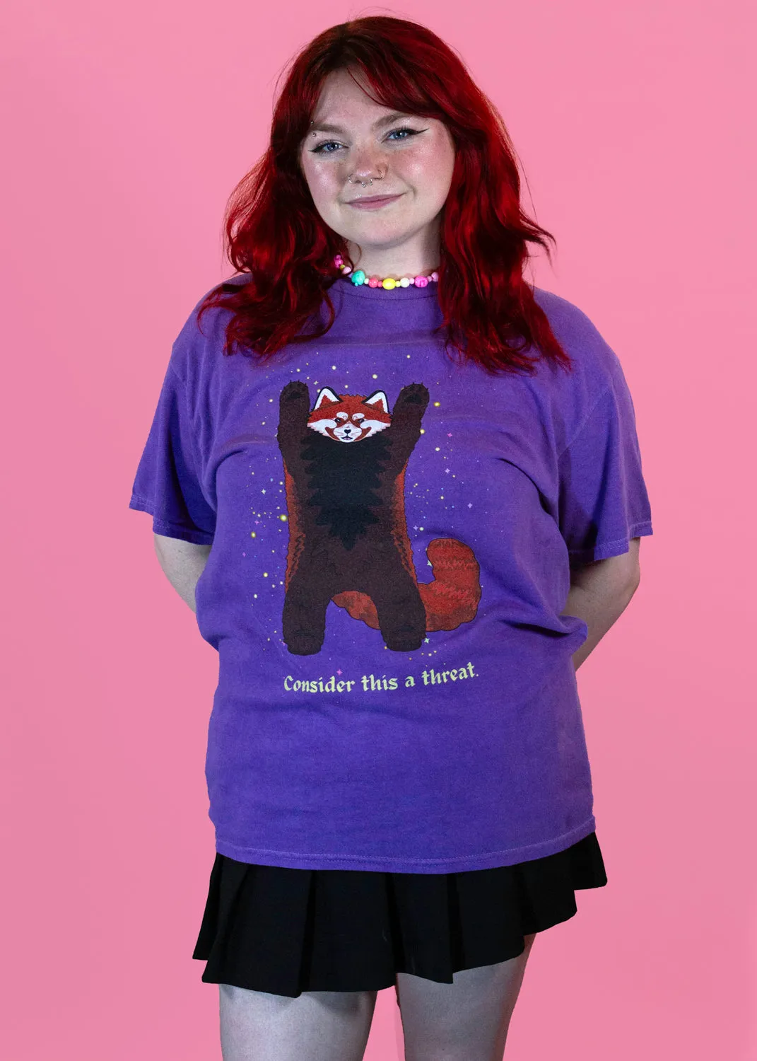 Home of Rainbows - Red Panda Threat Tee