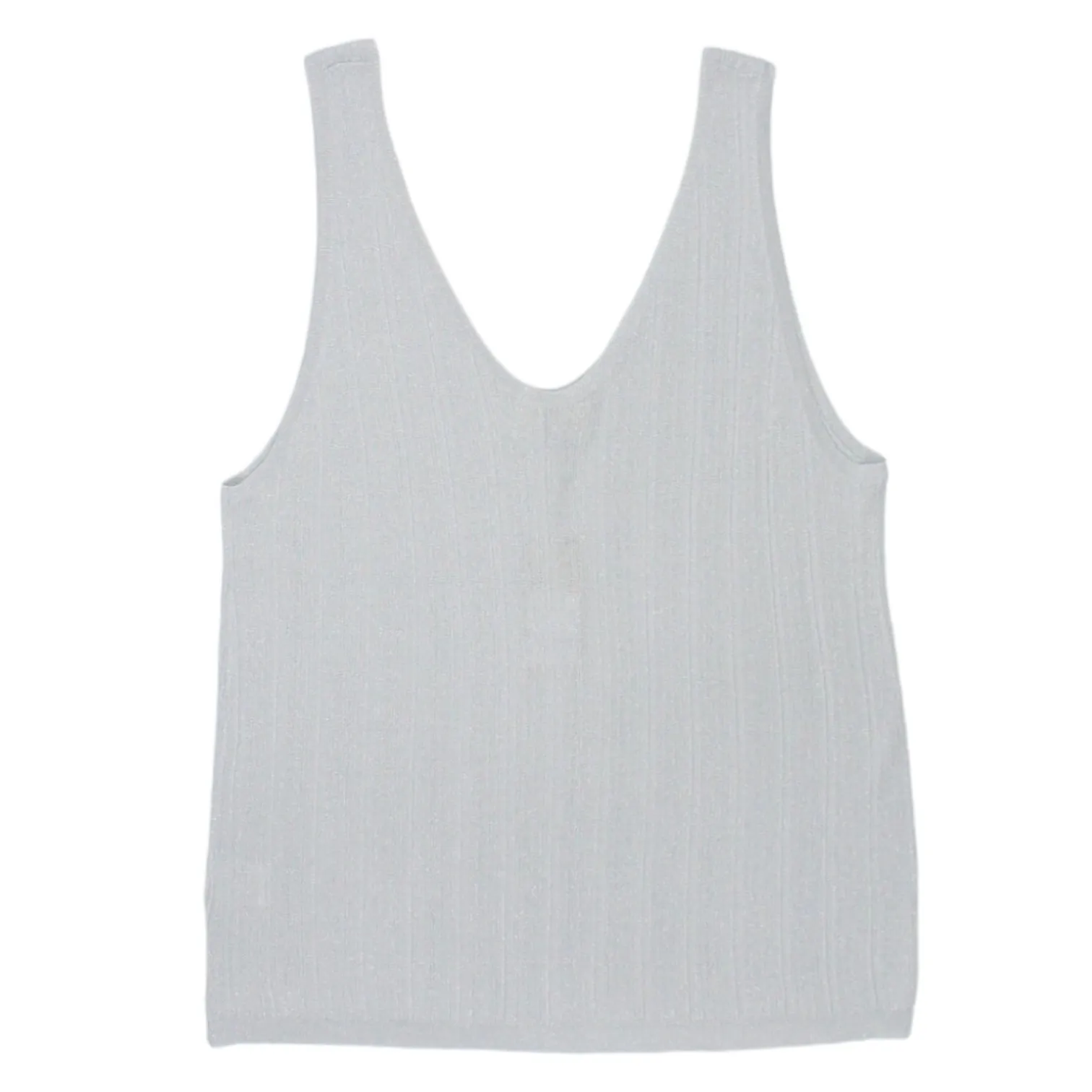 Hush Silver Knitted Aoife Vest